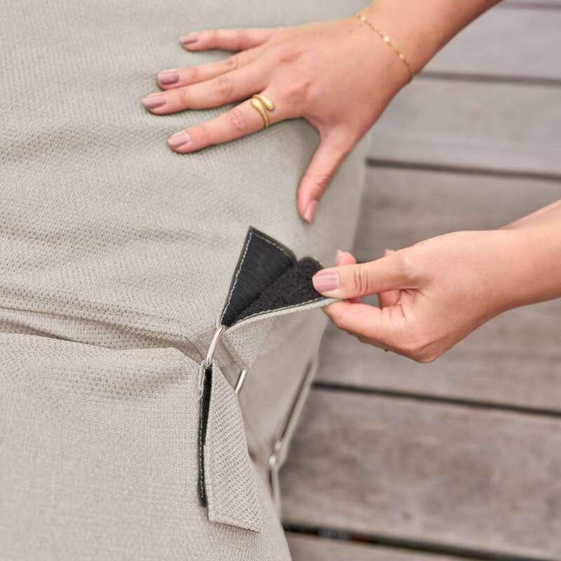 Sofá modular de exterior con 5 sillones