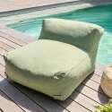 Sofá modular de exterior con 4 sillones y 1 chaise longue