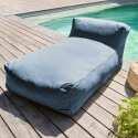 Sofá modular de exterior con 3 sillones y 1 chaise longue