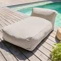 Sofá modular de exterior con 2 sillones y 1 chaise longue