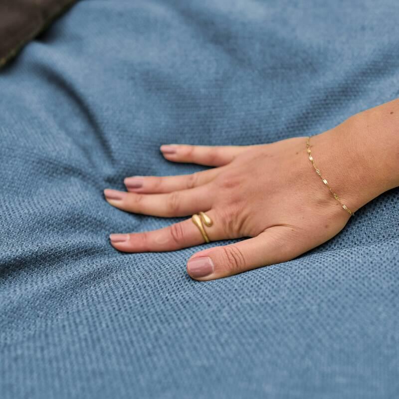 Sofá modular de exterior con 2 sillones y 1 chaise longue