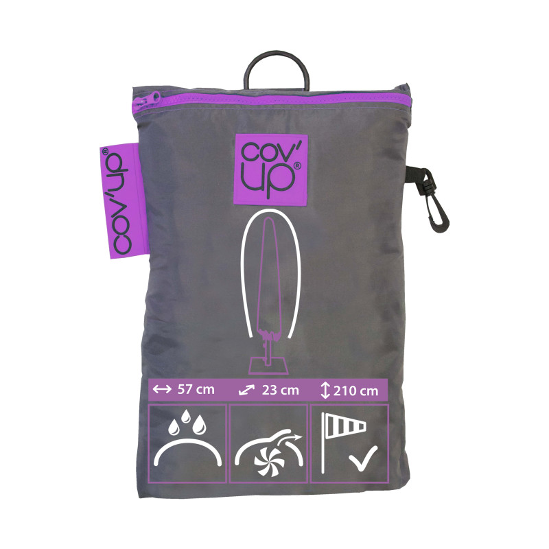 Funda para sombrilla recta recta alto 210 cm
