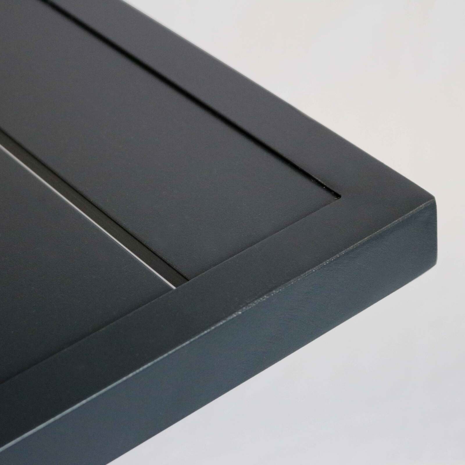 Mesa de jardín cuadrada (70 x 70 cm) de aluminio