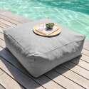 Sofá modular de exterior con 3 sillones y 1 puf