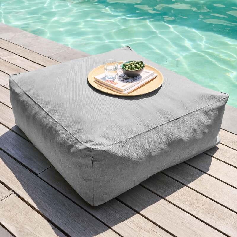 Sofá modular de exterior con 3 sillones y 1 puf (2/7)