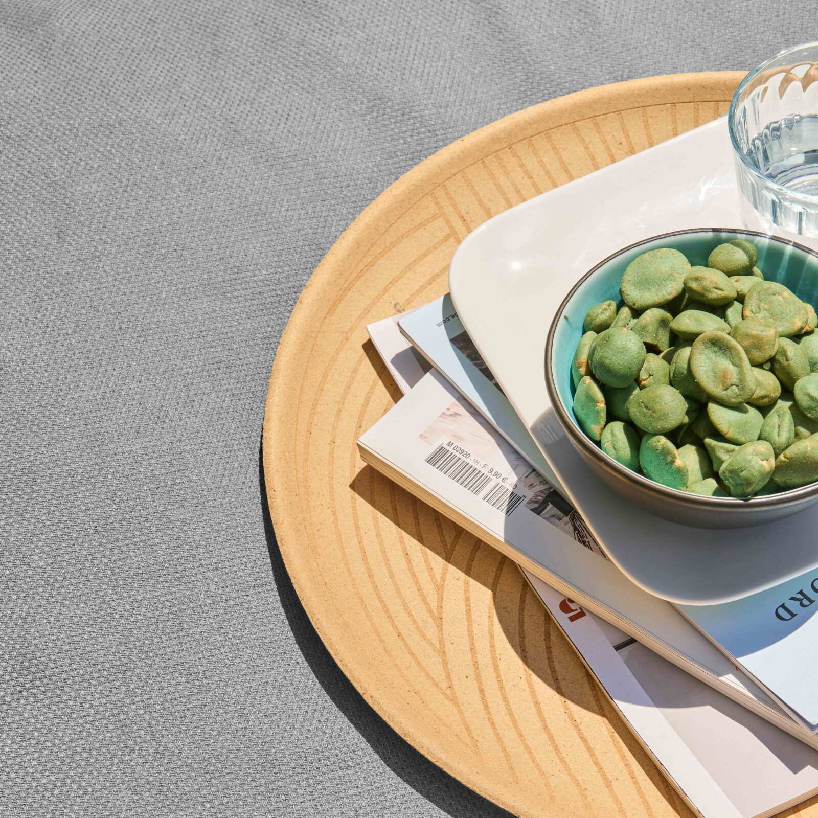 Puf para sofá modular de exterior Puf para sofá modular de exterior