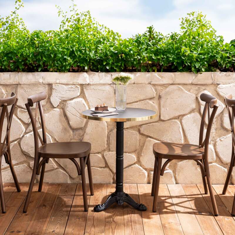 Silla de jardín de aluminio (2/6)