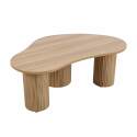 Mesa de centro de MDF con decoración de melamina