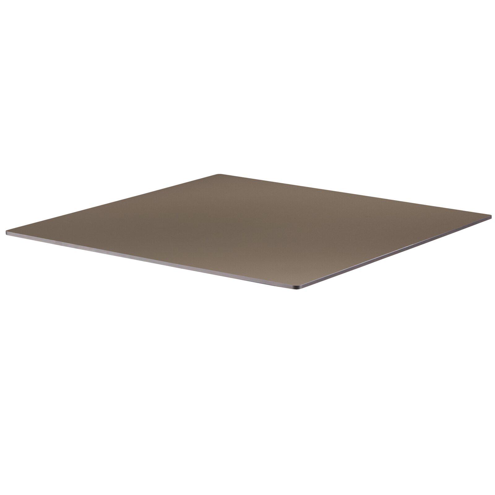 Tablero cuadrado de mesa de 60 x 60 cm en HPL