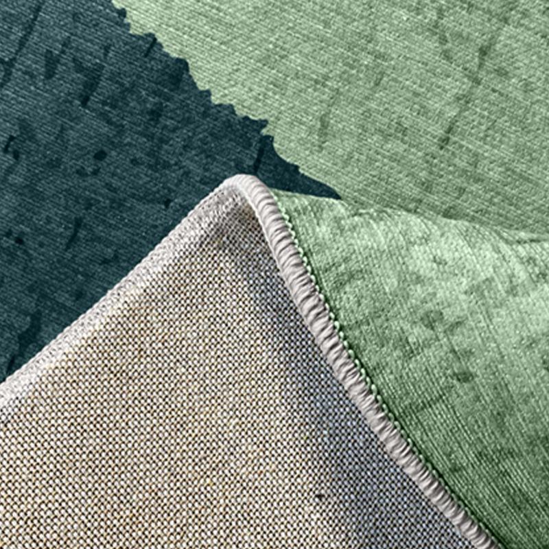 Alfombra rectangular de chenilla de poliéster de pelo corto 