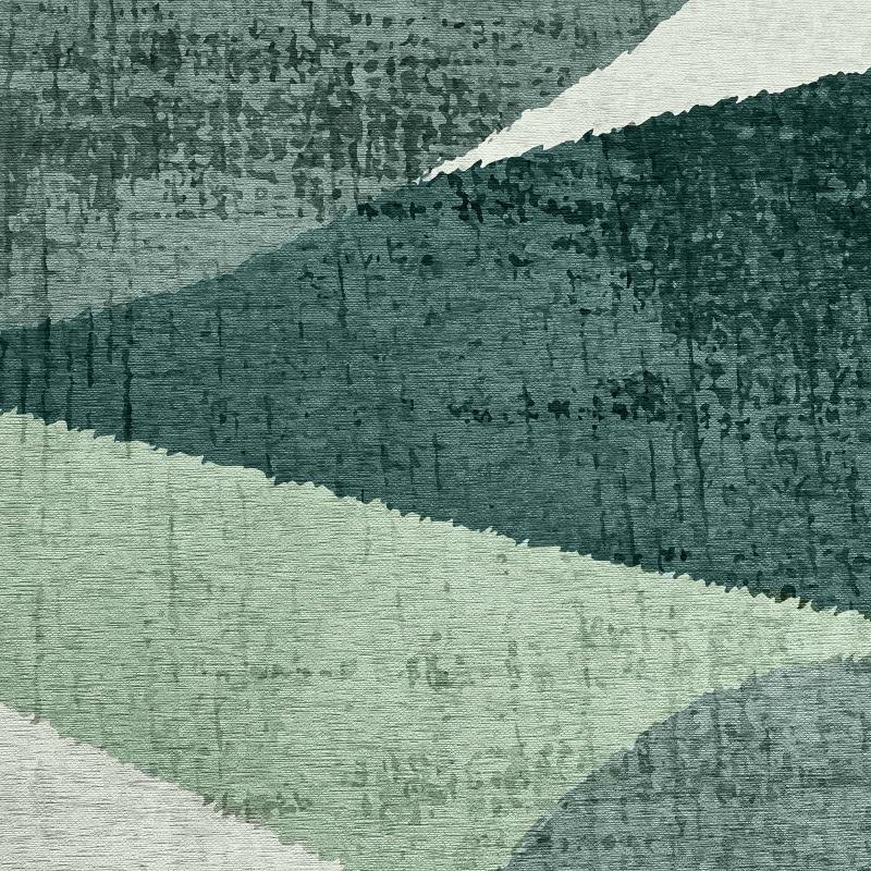 Alfombra rectangular de chenilla de poliéster de pelo corto 