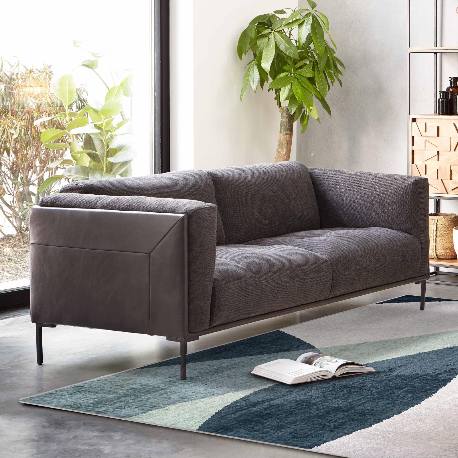 Alfombra rectangular de chenilla de poliéster de pelo corto 