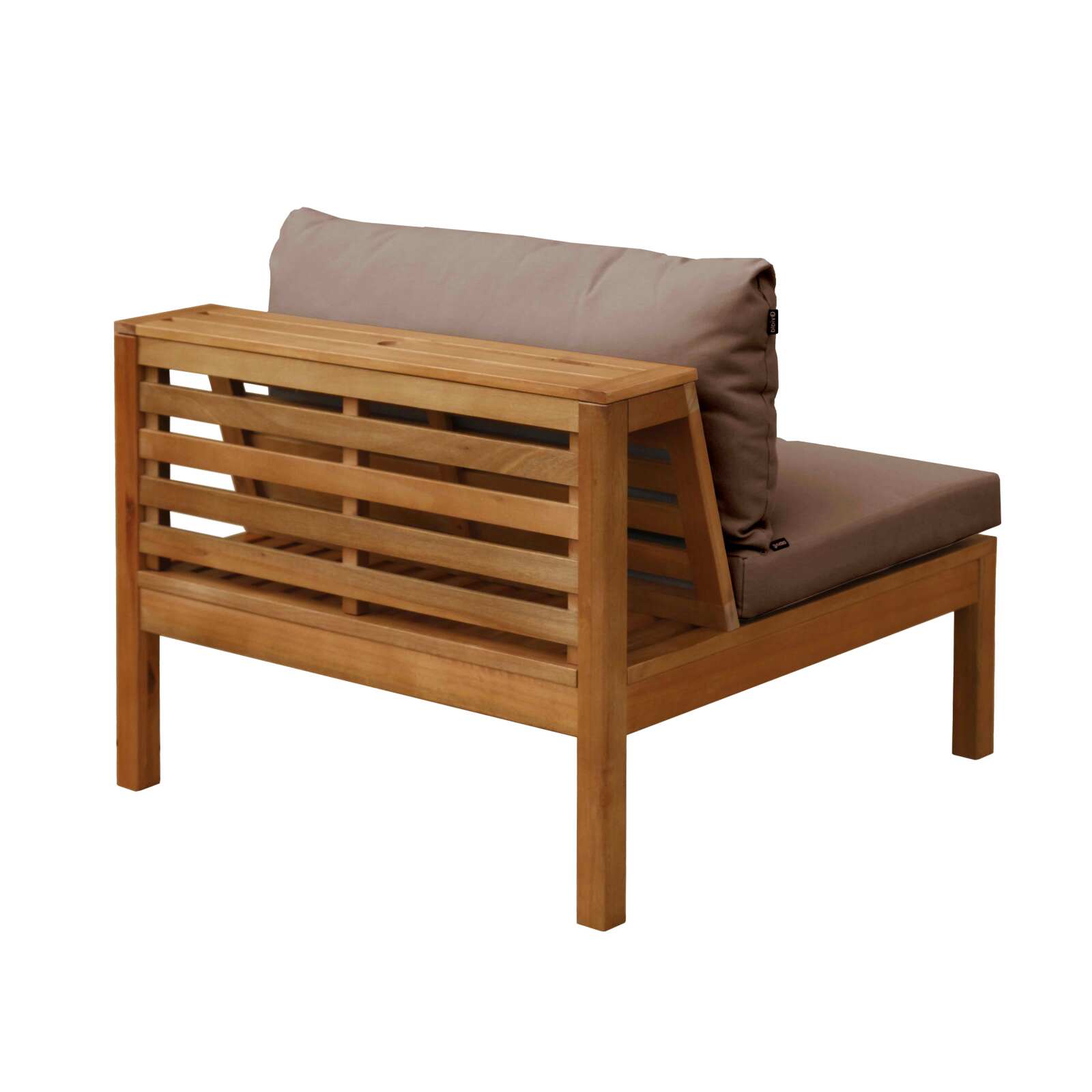 Silla de jardín baja de madera de eucalipto FSC®