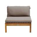 Silla de jardín baja de madera de eucalipto FSC®