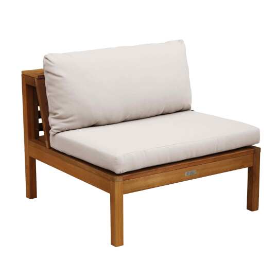 Silla de jardín baja de madera de eucalipto FSC®
