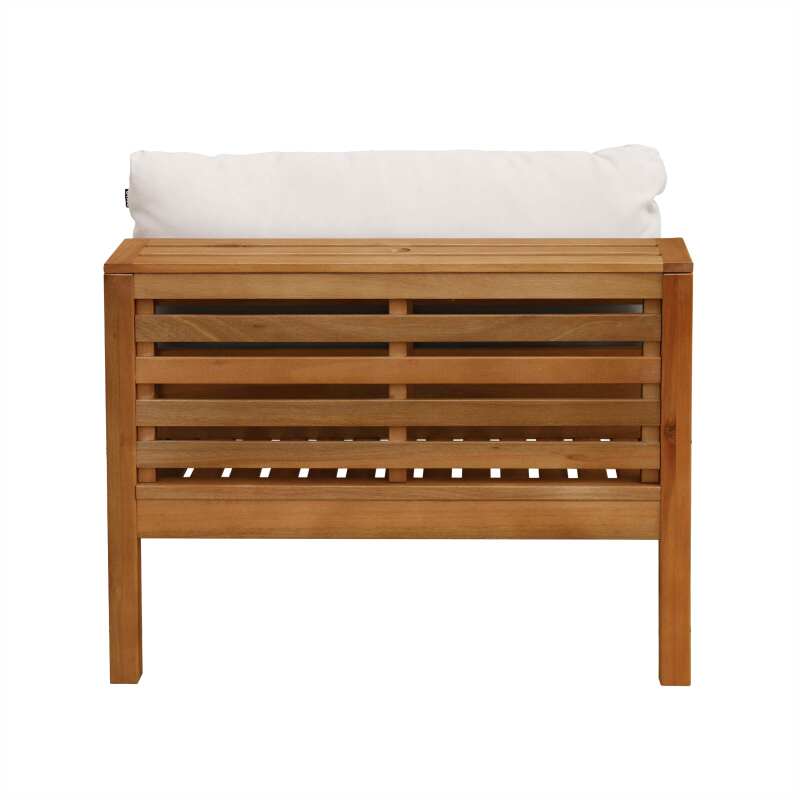 Silla de jardín baja de madera de eucalipto FSC®