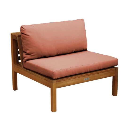 Silla de jardín baja de madera de eucalipto FSC®