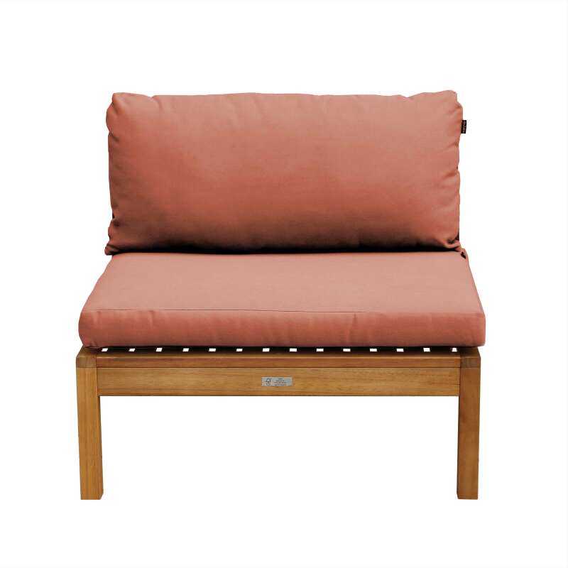 Silla de jardín baja de madera de eucalipto FSC®