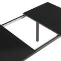 Mesa de comedor rectangular (120/160 x 80 x 75 cm) en MDF acabado melamina