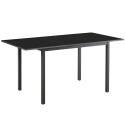 Mesa de comedor rectangular (120/160 x 80 x 75 cm) en MDF acabado melamina