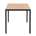 Mesa de comedor 140 x 80 x 76,5 cm en MDF acabado melamina