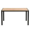 Mesa de comedor 140 x 80 x 76,5 cm en MDF acabado melamina