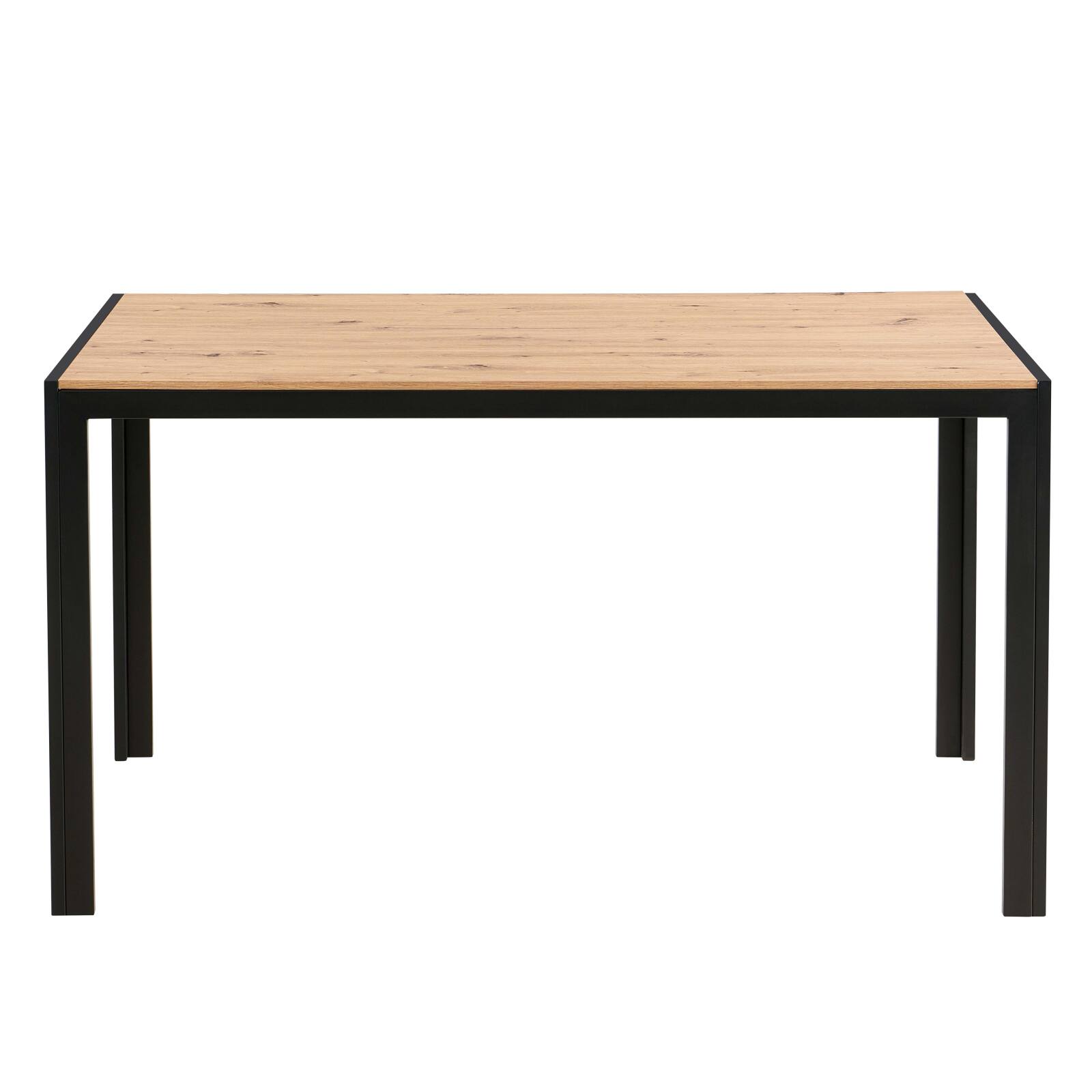 Mesa de comedor 140 x 80 x 76,5 cm en MDF acabado melamina