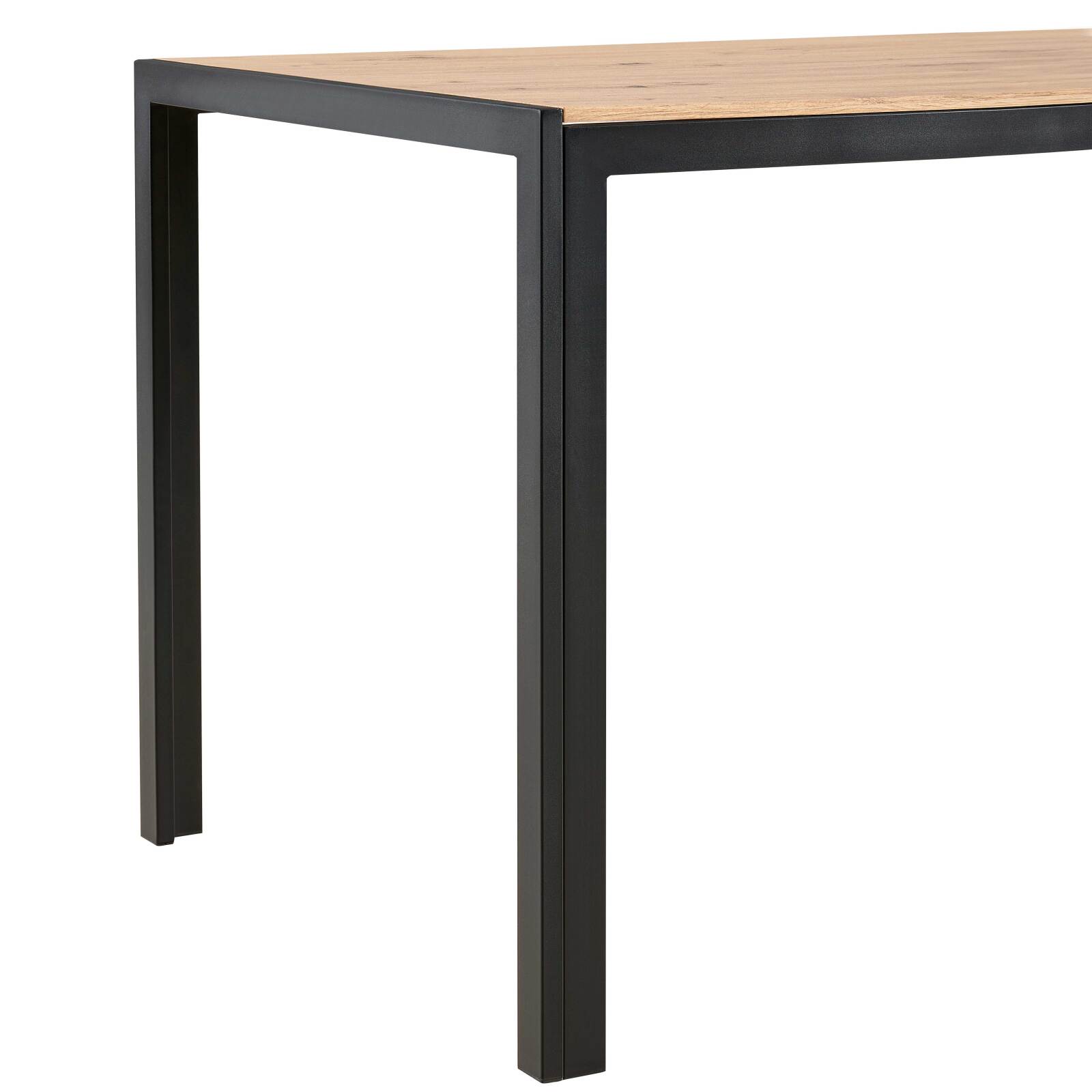 Mesa de comedor 140 x 80 x 76,5 cm en MDF acabado melamina