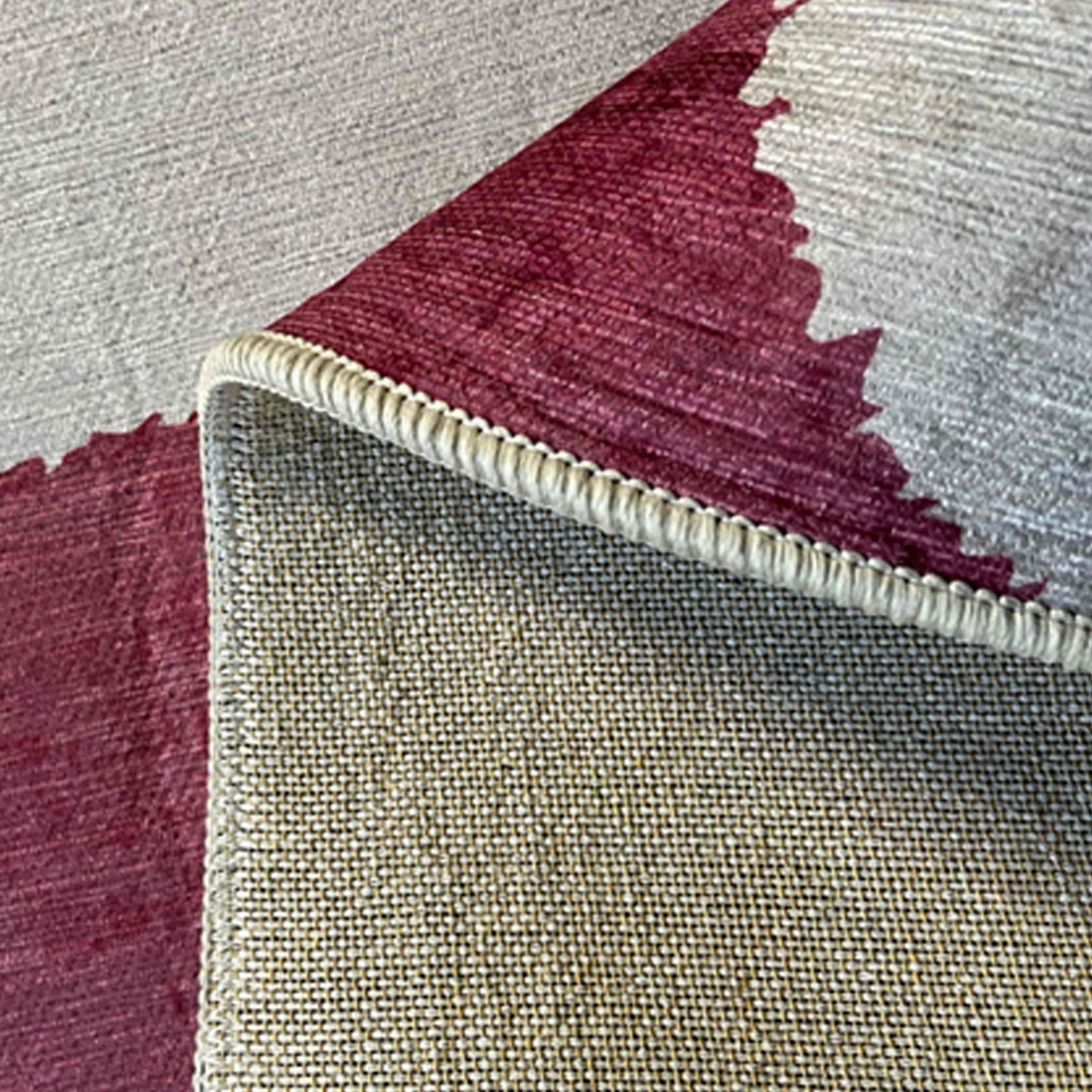 Alfombra rectangular de chenilla de poliéster de pelo corto 