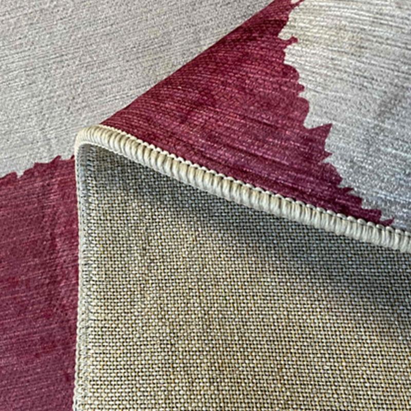 Alfombra rectangular de chenilla de poliéster de pelo corto 