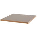 Tablero 60 x 60 cm en melamina con cantos de PVC
