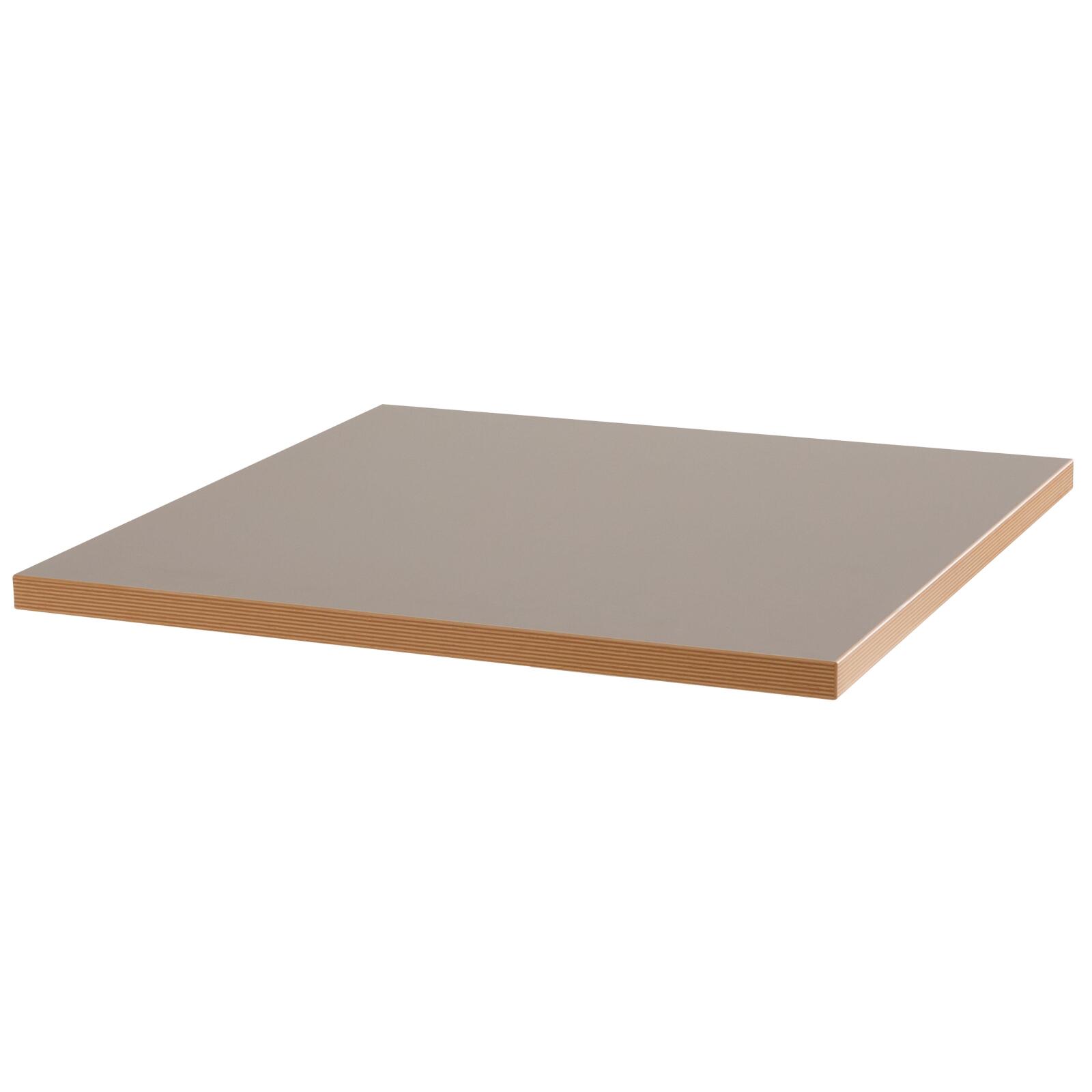 Tablero 60 x 60 cm en melamina con cantos de PVC