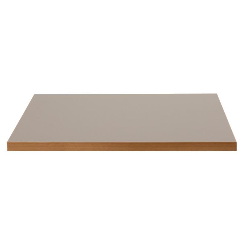 Tablero 60 x 60 cm en melamina con cantos de PVC