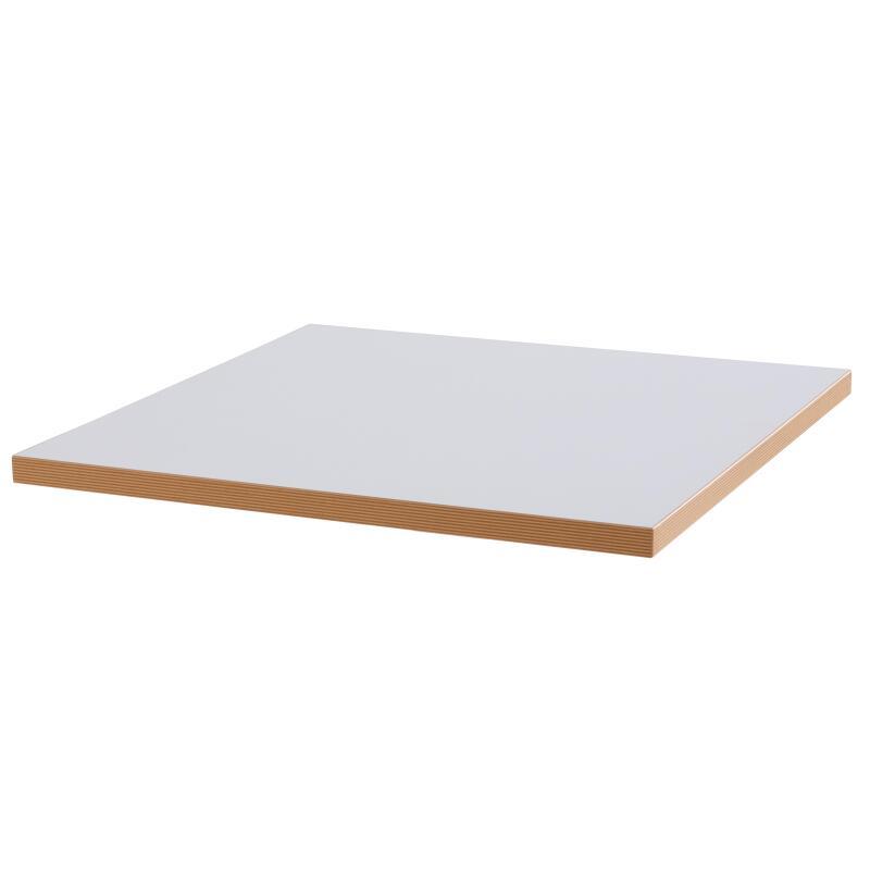 Tablero 60 x 60 cm en melamina con cantos de PVC