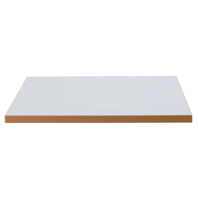 Tablero 60 x 60 cm en melamina con cantos de PVC