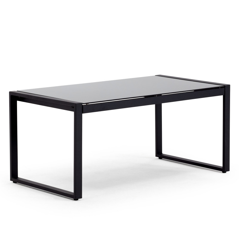 Conjunto de jardín bajo 5 plazas compuesto de un sofá, 2 sillones con reposabrazos y una mesa de centro