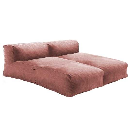 Muebles de jardín modulares con 2 tumbonas.