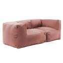 Muebles de jardín modulares con 2 sillones esquineros.