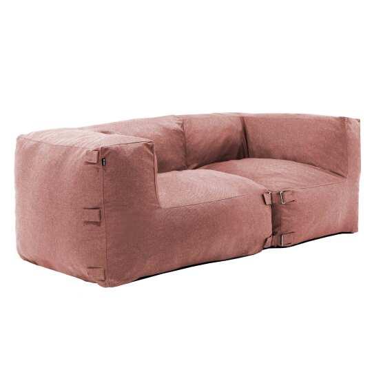 Muebles de jardín modulares con 2 sillones esquineros.