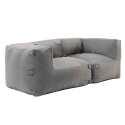 Muebles de jardín modulares con 2 sillones esquineros.