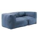 Muebles de jardín modulares con 2 sillones esquineros.
