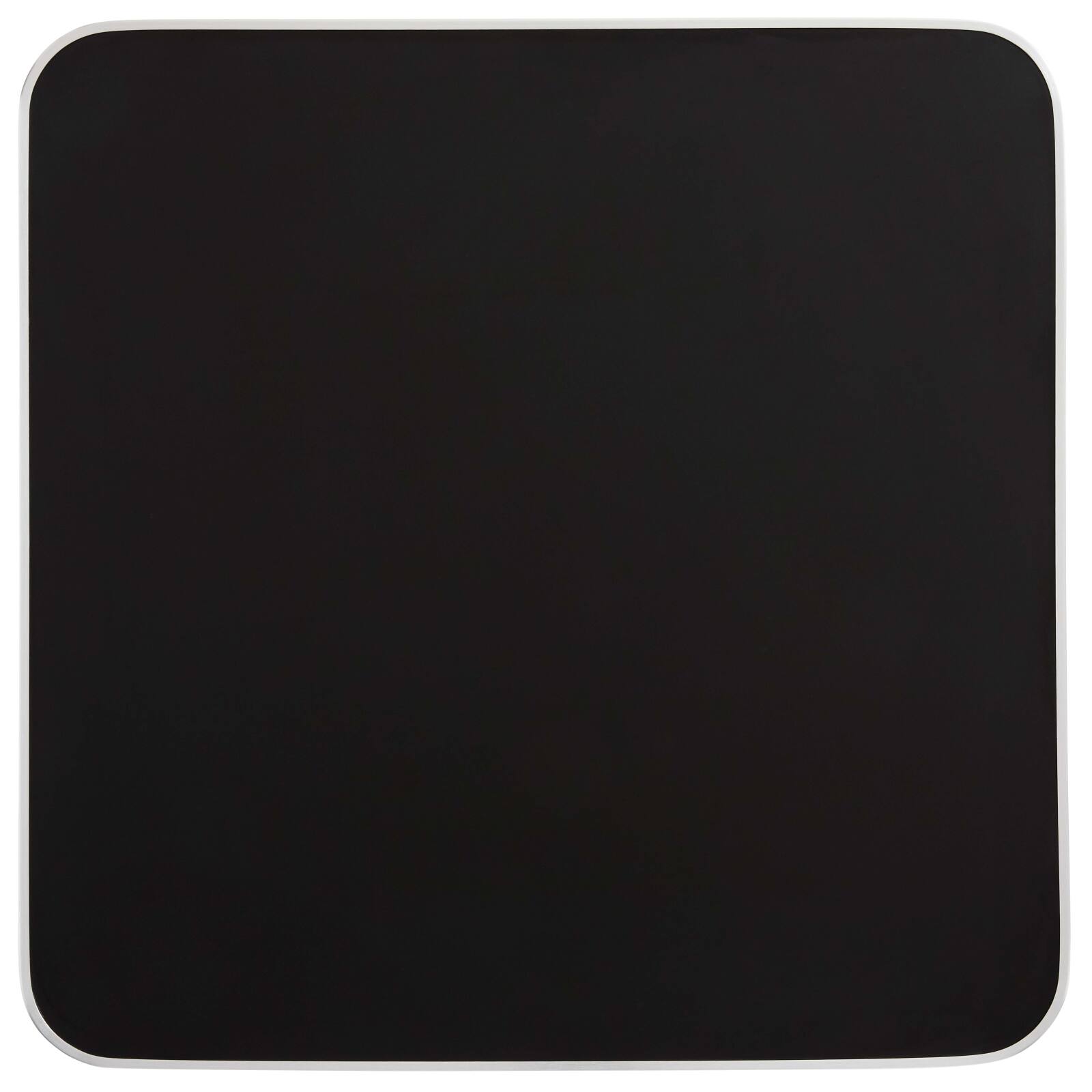 Tablero cuadrado de madera contrachapada con revestimiento laminado y cantos de aluminio 60 x 60 cm