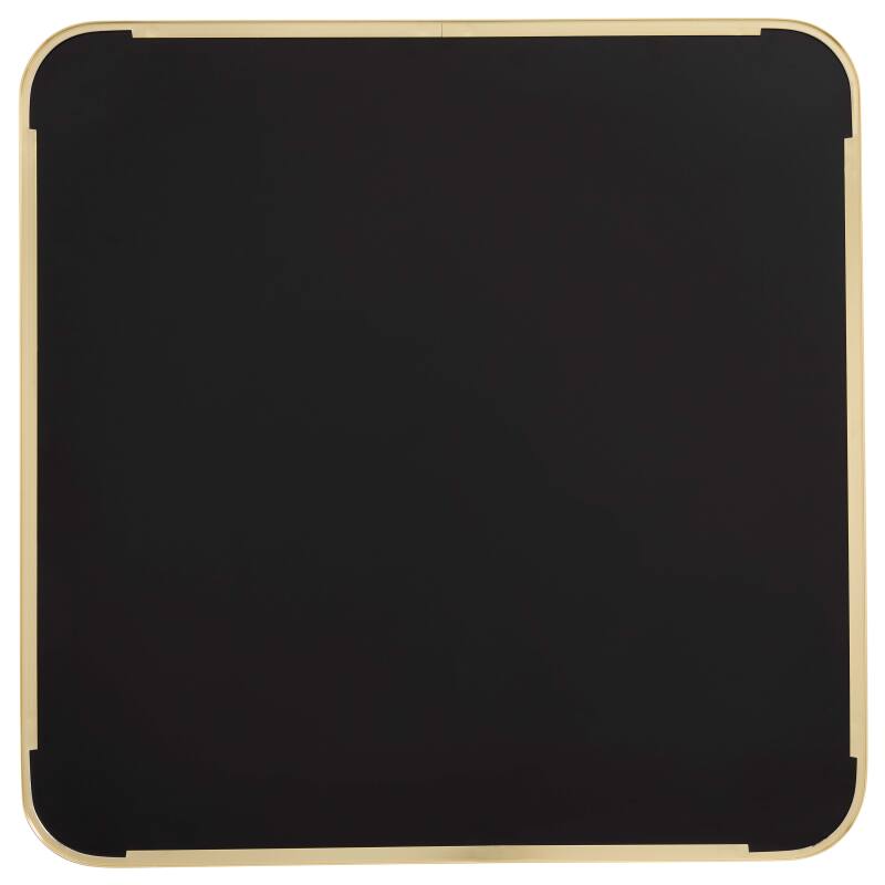 Tablero cuadrado de madera contrachapada con revestimiento laminado y cantos de aluminio 60 x 60 cm