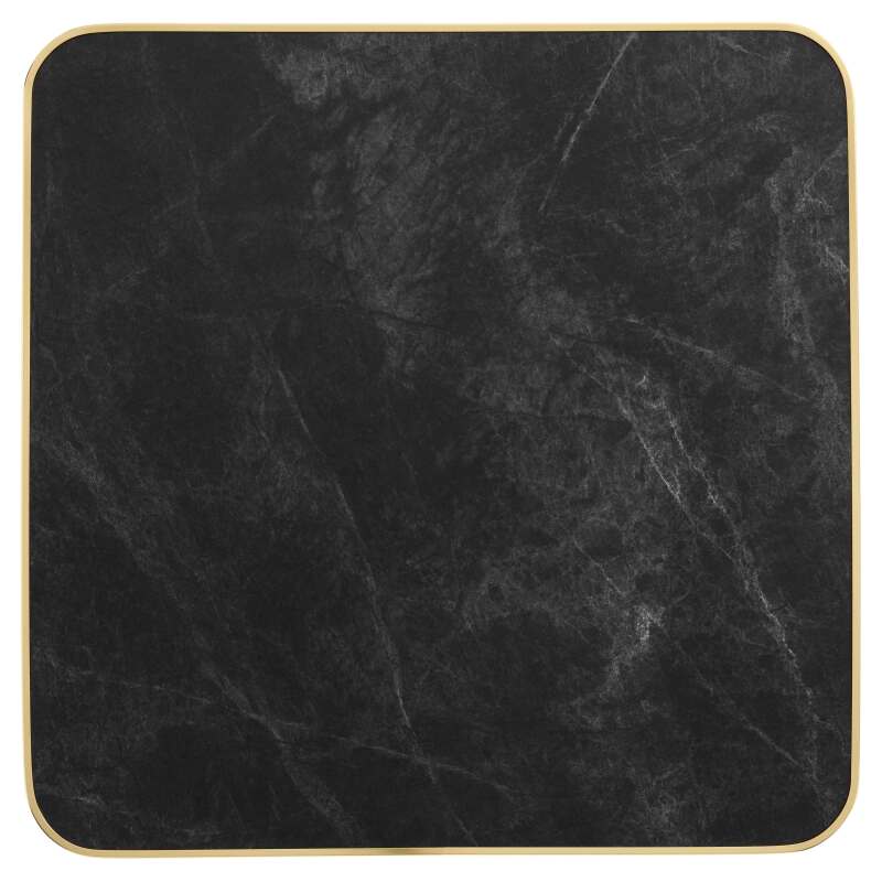 Tablero cuadrado de madera contrachapada con revestimiento laminado y cantos de aluminio 60 x 60 cm (2/7)