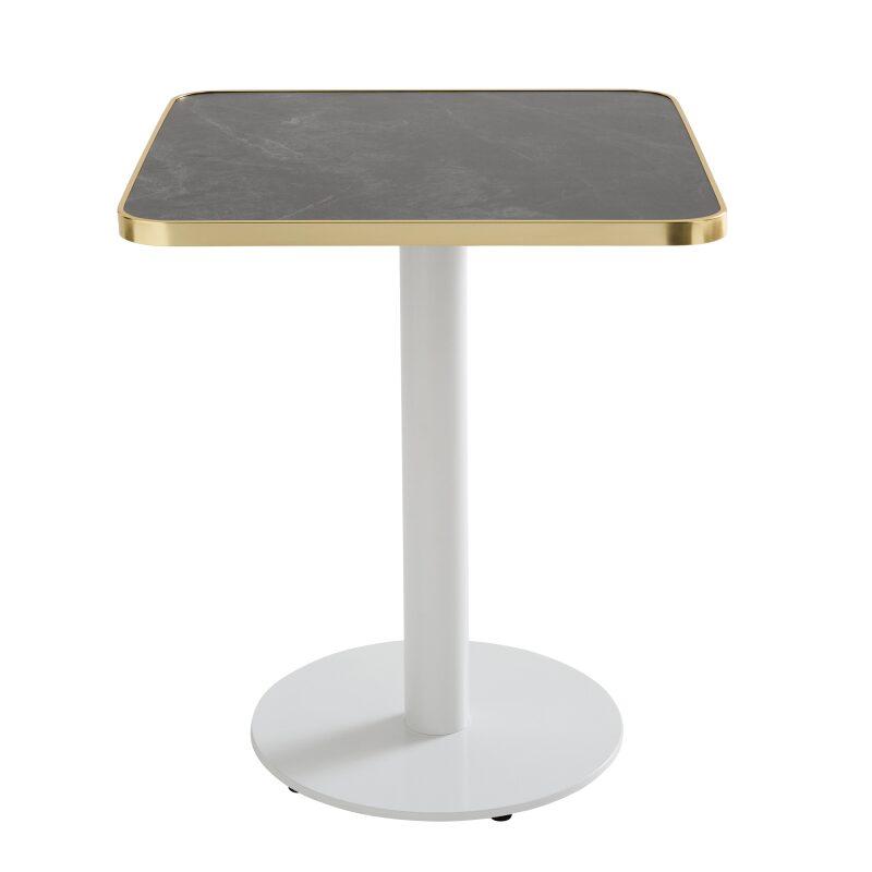 Tablero cuadrado de madera contrachapada con revestimiento laminado y cantos de aluminio 60 x 60 cm (6/7)