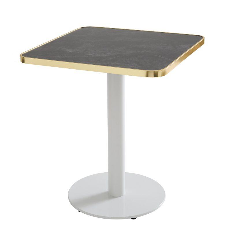 Tablero cuadrado de madera contrachapada con revestimiento laminado y cantos de aluminio 60 x 60 cm (5/7)