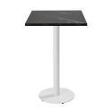 Mesa de comedor alta 60 x 60 cm de aglomerado revestido de melamina