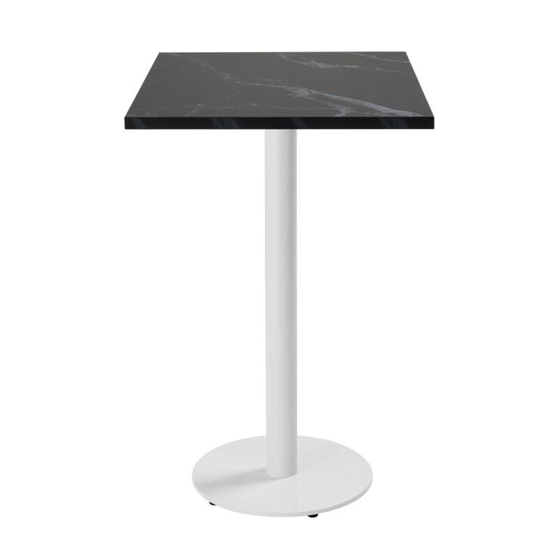 Mesa de comedor alta 60 x 60 cm de aglomerado revestido de melamina