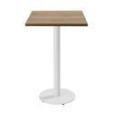 Mesa de comedor alta 60 x 60 cm de aglomerado revestido de melamina