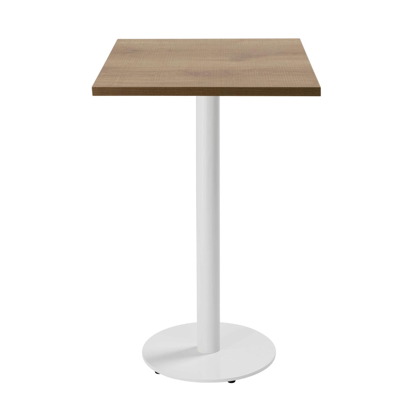 Mesa de comedor alta 60 x 60 cm de aglomerado revestido de melamina